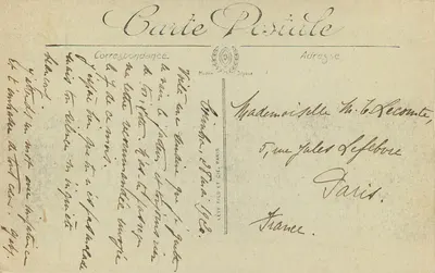 Coimbra — Vista geral — Correio Português n°40 — Verso