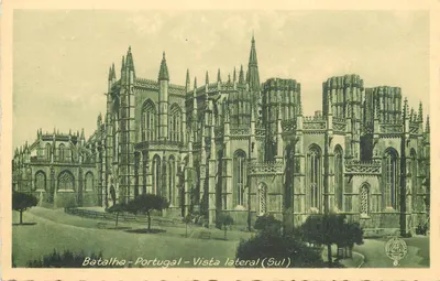 Batalha - Portugal - Vista lateral (Sul) — Editor: Fotografia Artística, n° 8