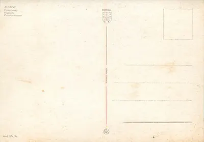 Kobieta z wsi — Algarve — wydawca AS, nr 574/Pr — Rewers