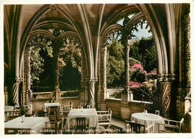 Bussaco — Interior da florista do Palace Hotel — Éd. Alexandre D'Almeida, n°290