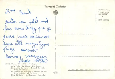 Praia da Mira — praia e atividades — Optica Loisas n°647 — Verso