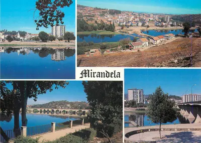 Mirandela — vista panorâmica e locais — Edição da Câmara Municipal de Mirandela
