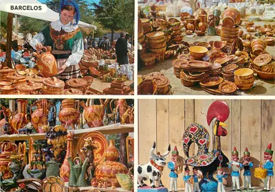 Barcelos — Mercado regional — Edições Postais n°296
