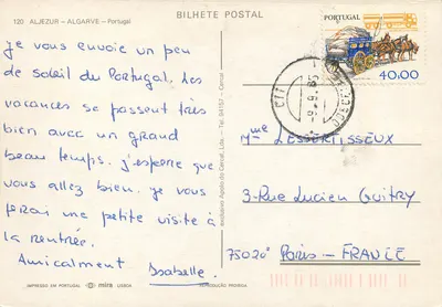 Aljezur — wioska wzniesiona — wydawca Mira, n°120 — Rewers