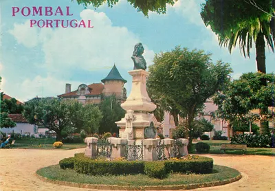 Pombal, Portugal — Monumento ao Marquês de Pombal — Edições Artísticas de Artigos