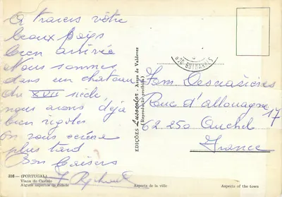 Viana do Castelo — widoki miasta — Édicoes Lusacolor, n° 316 — Rewers