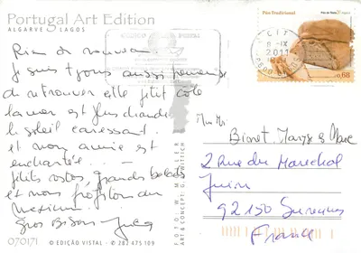 Praia da Marinha — Algarve — Édition Art Portugal — Rewers
