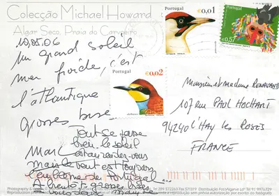 Widok wybrzeża Algarve — Algarve — wydawca Michael Howard, seria Colecção Michael Howard — Rewers