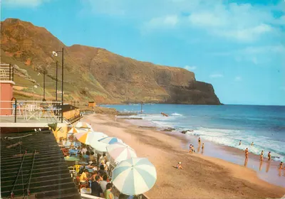 Praia (Santa Maria) — vista parcial da praia — Edições J. Elisabeth