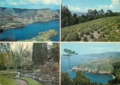 S. Miguel-Açores — Visão panorâmica da região — Edição Ambar
