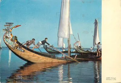 Aveiro (Portugal) — Maliceiros na Ria — Ed. da Comissão Municipal de Turismo de Aveiro, Série 60-Nº 5