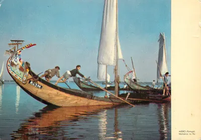 Aveiro (Portugal) — Moliceiros na Ria — Ed. da Comissão Municipal de Turismo de Aveiro, Série CO. N.º 5