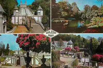 Bom Jesus - Braga — Jardins e igreja — Edição da Confraria do Bom Jesus - Braga