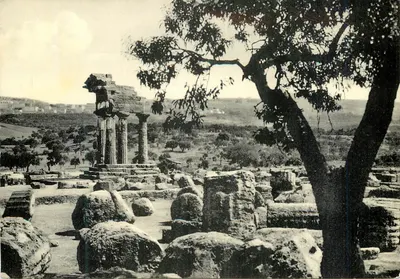 Agrigento - Templo dos Dioscuri — 76441 ed. cartolibr. Onorato - Agrigento