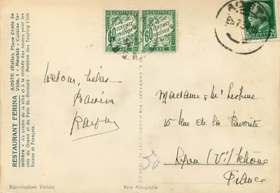 AOSTA - RZEKA DORA BALTEA I ARCOS DO CESARE AUGUSTO — Reprodukcja zabroniona, Prawdziwa Fotografia — Rewers