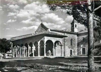 Arezzo - Santuário S. Maria delle Grazie - Portico di Benedetto da Maiano
