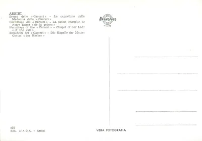 Assisi — Eremitage des « Carceri » — Bromoroto — Rewers