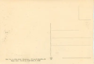 Bergamo — Vista di Città Alta — Ed. Fot. A. Cittadini — Verso