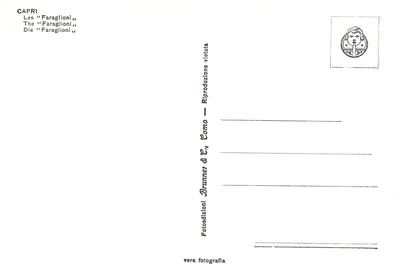 CAPRI - I Faraglioni — Brunner & C. Como — Rewers