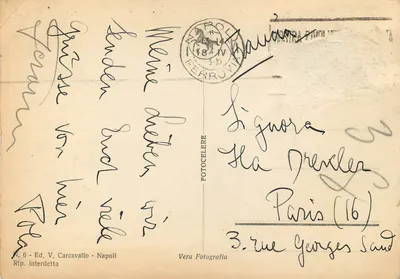 Capri - Grotta Azzurra — wydawca V. Carcavallo, nr 6 — Rewers