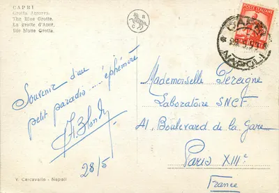Capri — Grotta Azzurra — Y. Carcavallo - Napoli — Rewers