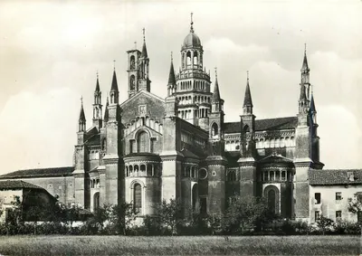 Certosa di Pavia — Parte Posterior da Igreja — F.lli Scrocchi, Milão