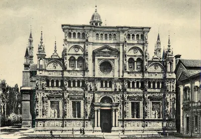 Certosa di Pavia — Facha da Igreja — F.lli Scrocchi - Milão - n° 4880-1