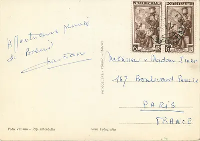 Cervinia (m. 2050) — zimowy krajobraz z chaletami — Foto Vellano, Torino — Rewers