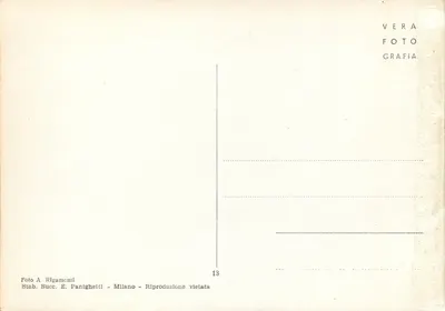 Chiavenna - Panorama — vista aérea — Stab. Succ. E. Panighetti, Milão, n°13 — Verso