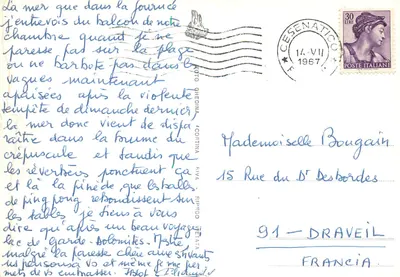 Corlina 1224 — Le Tofane 3241 — Widok lotniczy wioski i zasnieżonych gór — Rewers