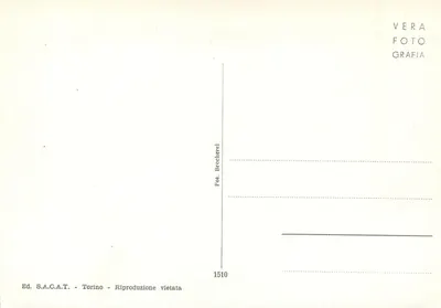 Courmayeur - m. 1224 e Catena del M. Bianco — Wyd. S.A.C.A.T. - Torino — Rewers