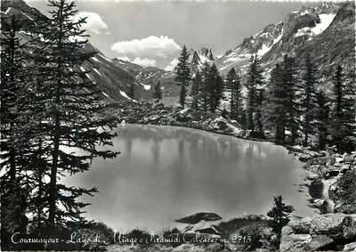 Courmayeur - Lago de Miage e Pirâmides Calcárias m. 2715 — Edizioni Lubic - Courmayeur