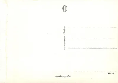 Cremona - Via Roma — widok zegarowej wieży — Bromostampa Torino — Rewers