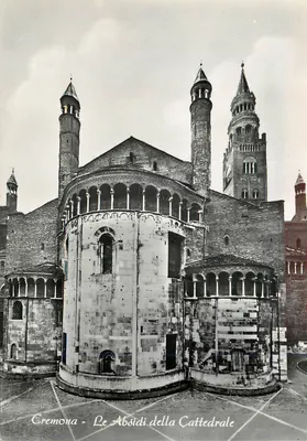 Cremona - As Absides da Catedral — Ed. Monferdini, Milão