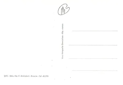 Gardameer - Desenzano - De Wachttoren — Uitgever F. Micheletti, Brescia, n° 2690 — Achterkant