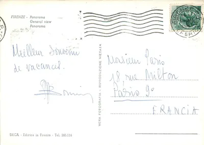 Florence - Panorama — DECA, n° 589 — Rewers
