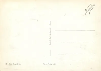 Genua - Panorama portu z Miramare — widok z lotu portu — Fotocelere Genua — Rewers