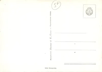 Gênova - Mosteiro de São Mateus — editor Brunner & C. Como, n° 30-236 — Verso
