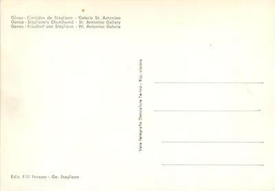 Genua - Camposanto di Staglieno - Galeria S. Antonino — Rewers