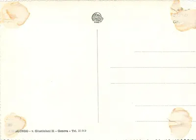 Genova - Wieże bramy Soprana (XII w.) - Dom C. Colombo - Wieżowce — Rewers
