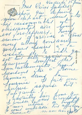Genua - Piazza Acquaverde — widok placu z monumentem i budynkiem 'Colombia' — Rewers