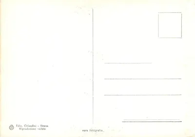 Isola Bella — Lago Maggiore — editor Orlandini, série 208-176 — Verso