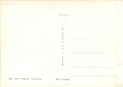 Jezioro Maggiore - Wyspa Bella - Ogród — wydawca Preeda, nr 245 — Rewers