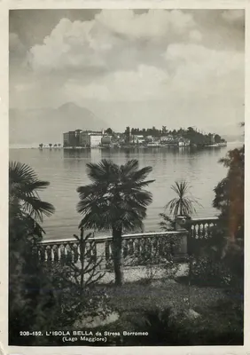L'ISOLA BELLA da Stresa Borromeo — (Lago Maggiore) — Fotobedizioni Brunner & C., Como n° 208-152