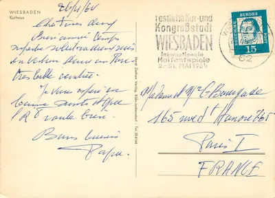 Wiesbaden — Kurhaus — wydawca Hors Ziehen Verlag, Kahl-Junkersdorf — Rewers