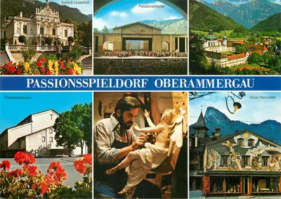 Passionsspieldorf Oberammergau — Castelo de Linderhof, Teatro da Paixão, Mosteiro de Ettal, Escultor de Madeira, Casa Heinzeller