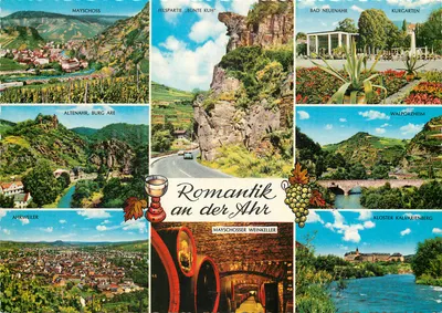 Romantik an der Ahr — Mayschoss, Altenahr, Bad Neuenahr, Walporzheim, Ahrweiler, Kloster Kalvarienberg — Verlag Krüger