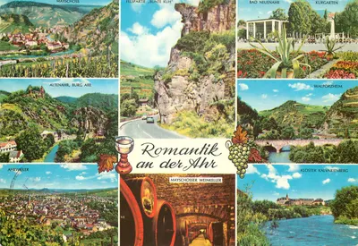Romantik an der Ahr — paisagens e vinhas da vale da Ahr — editor Ahratal-Verlag W. Seeschneider