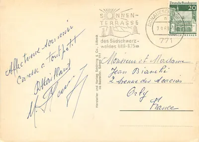 Grüße aus dem Schwarzwald — Local/Tema principal — editor Schöning & Co., Libeck — Verso