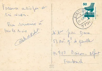 Bodensee — widok panoramiczny z mapami i miejscami — wydawca Deutsche Ansichtskartenverlag H. Rodeleman, Langenargen — Rewers